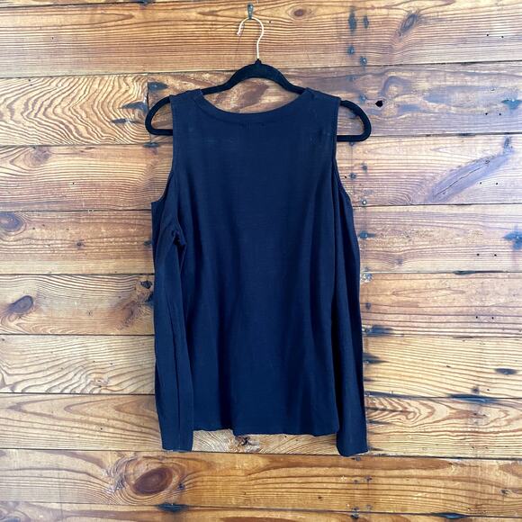 Splendid cold shoulder long sleeve top size large - Picture 4 of 4